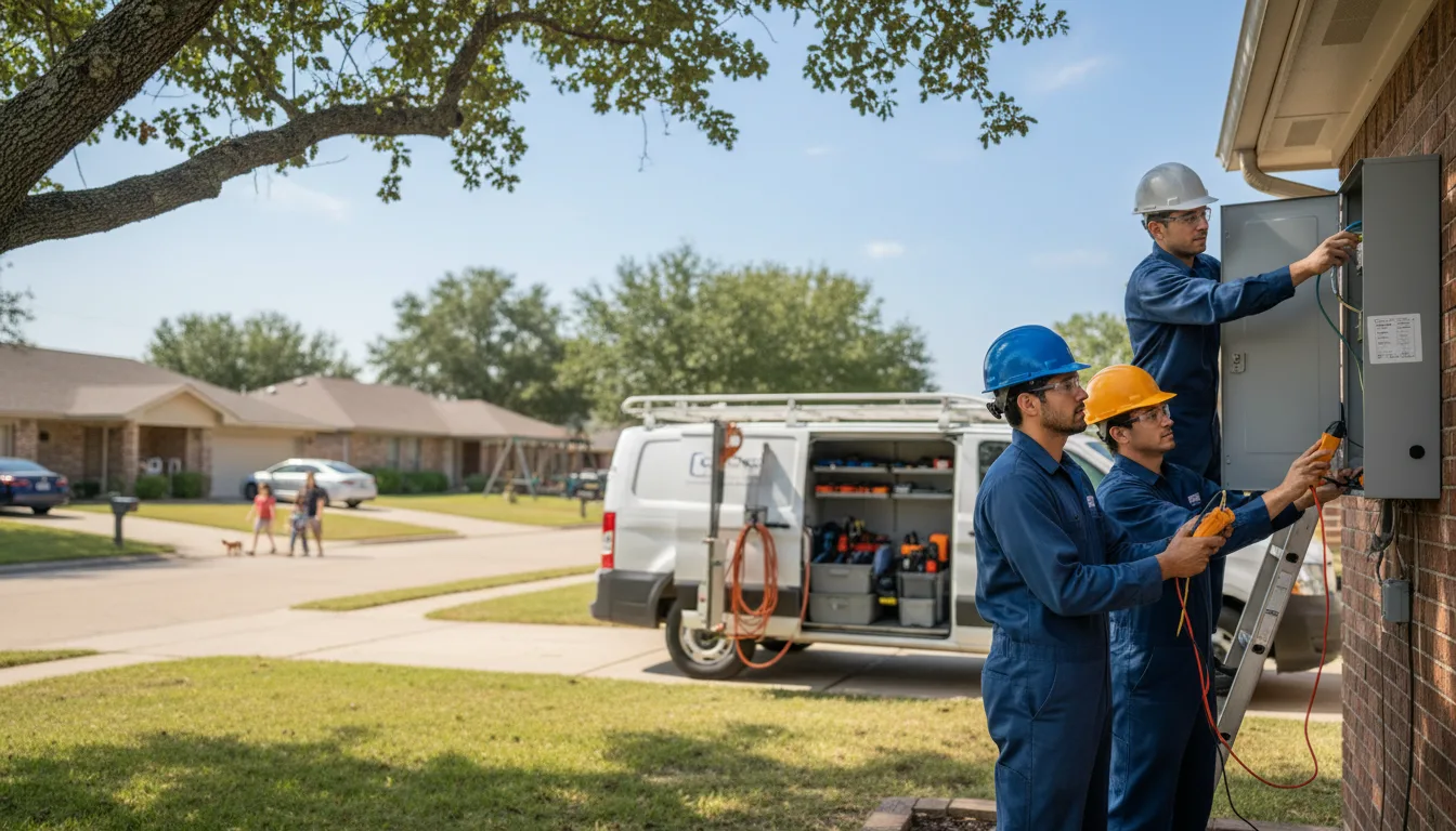 Certified electrician providing emergency electrical services in Sadorus, IL